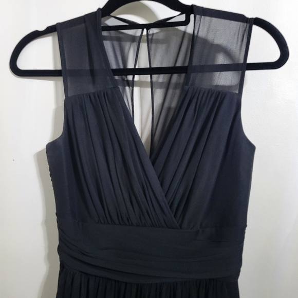 Alfred Sung Beaitiful Black Dress Bridesmaid Prom, Size 4 - Picture 6 of 6